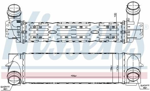 Інтеркулер BMW X4 F26 (13-) X4 35iX