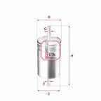 Фiльтр паливний