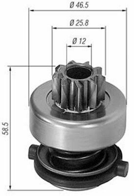 Бендикс стартера VW LT 2.0/2.4-96 (AMB0138)