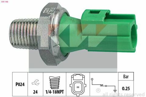 500 146 KW Датчик тиску масла (аналог EPS 1.800.146/Facet 7.0146 )