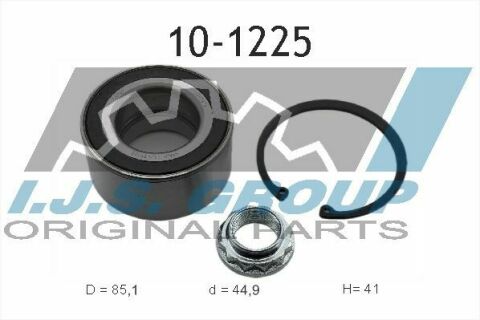 Подшипник ступицы (задней) BMW 3/7/8/X3/Z3 94- (+ABS) (44.9х85.1х41) (к-кт)