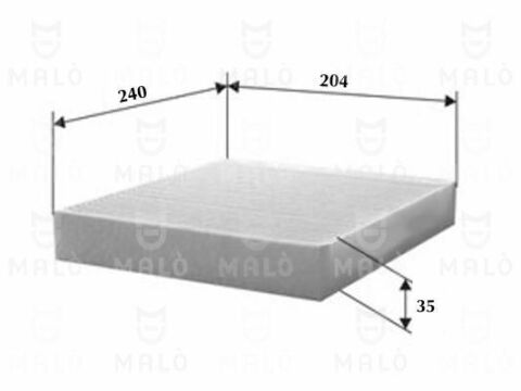 Фільтр, повітря у салоні