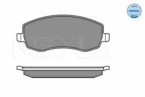 Колодки гальмівні (передні) Citroen C8/Peugeot 807 2.0/2.2 HDi 06-