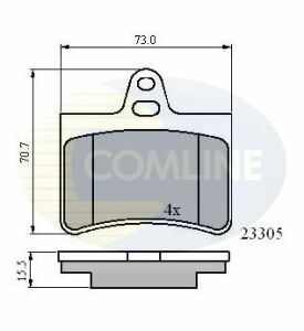 CBP01122 Comline - Тормозные колодки для дисков