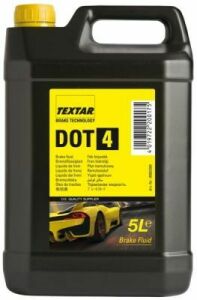 Гальмівна рідина TEXTAR DOT4, 5 літрів
