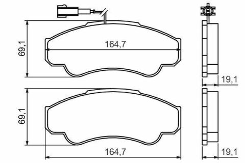 Колодки тормозные (передние) Citroen Jumper/Fiat Ducato/Peugeot Boxer 02- R16