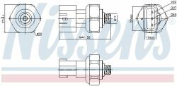 Датчик тиску кондиціонера (пневмовиключач) TOYOTA, DAIHATSU, SUBARU LEXUS