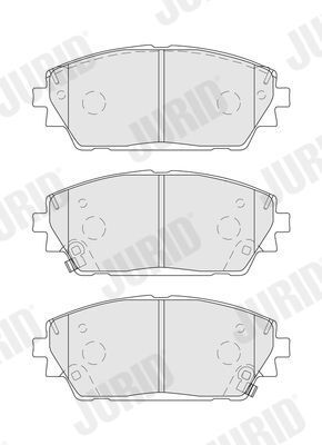 Тормозные колодки 3 1.8 skyactiv-d 19- Mazda