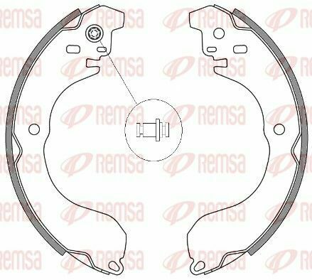 Колодки гальмівні барабанні avenger, caliber, compass 10-, patriot 08-17, nissan micra iii (k12) 1.4 03-10