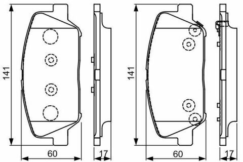 Тормозные колодки передние Ceed,Cerato 13-, Carens 1,7CRDi 13-,Hyundai i30,Grandeur KIA