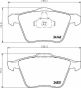Тормозные колодки перед. Ford Mondeo 07-15/Volvo S80 06-(ATE), фото 1 - интернет-магазин Auto-Mechanic