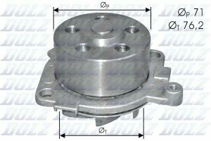 DOLZ FIAT Помпа води Alfa, Bravo, Brava 1.8 16V 95-