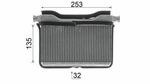 Радиатор печки F01-14/F07/F10/F11 2.0-6.0 08- (Premium Line! OE)