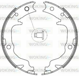 Колодки ручного гальма C4/CALIBER/PATRIOT/COMPASS/OUTLANDER II/LANCER VIII/4008 1.6-2.7 08-