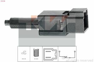 510 165 KW Датчик педалі гальм/зчеплення (аналог EPS 1.810.165/Facet 7.1165 )