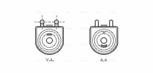 Масляный радиатор Berlingo, C4 I, C5 I, Xsara, Peugeot 206/306/307/407, Partner 1.9D/2.0 CITROEN