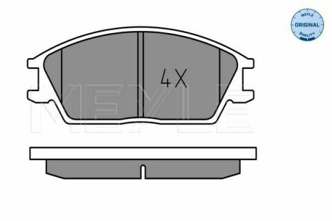 Колодки тормозные (передние) Hyundai Accent I/II 89-06/Getz 02-11 (Akebono)