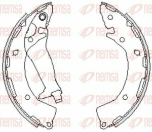 Щеки тормозные i10/20,solaris,kia rio iii 08-