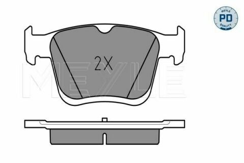 Колодки гальмівні (задні) VW Golf/Touran 1.0-2.0 TDI 12- (Ate)