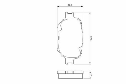 Колодки тормозные (передние) Toyota Corolla 01-07/Celica 99-05