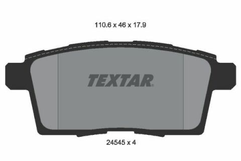 Колодки тормозные (задние) Mazda CX-7 2.2-2.5 06-