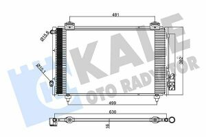 KALE TOYOTA COROLLA CONDENSER