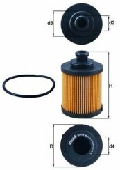 Фильтр масляный Doblo/Combo 1.3JTD/CDTI 04- (UFI)