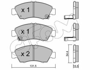 Гальмівні колодки пер. Honda Civic 87-01 (Sumitomo)