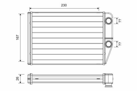 Радиатор печки Fiat Ducato/Peugeot Boxer/Citroen Jumper 06-