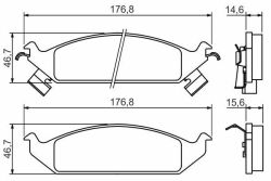 Томозные колодки передние CHRYSLER STRATUS -01 Томозные колодки передние CHRYSLER STRATUS -01
