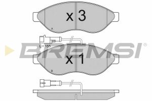 Гальмівні колодки пер. Jumper/Ducato/Boxer 06- (1.1-1.5t)