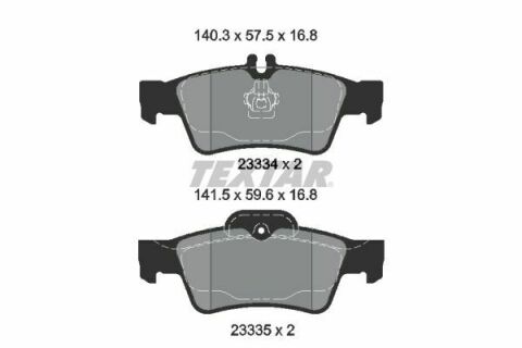 Тормозные колодки (задние) MB E-class (W211/W212)/S-class (W220/W221) 98- (Teves) Q+