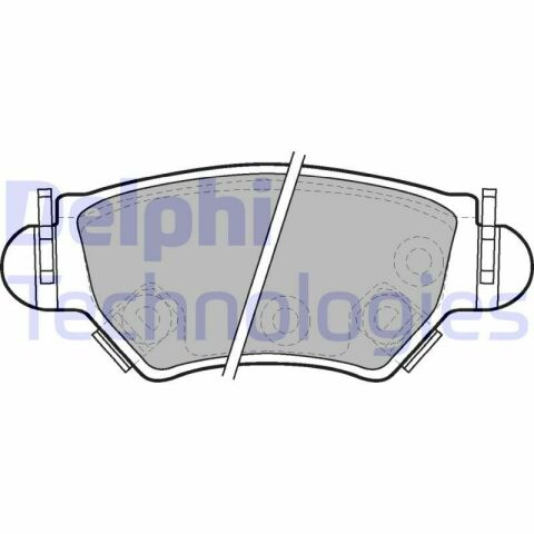 Тормозные колодки (задние) Opel Astra G 98-05/Zafira A 99-05 (Bosch)