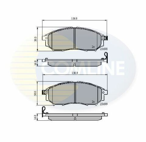 CBP31524 Comline - Тормозные колодки для дисков