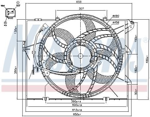 Вентилятор радіатора 1 (e81), 1 (e87), 3 (e90), 3 купе (e92) Вентилятор радіатора 1 (e81), 1 (e87), 3 (e90), 3 купе (e92)