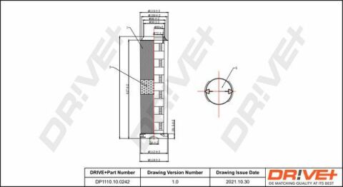 DP1110.10.0242 Drive+ Фільтр повітря