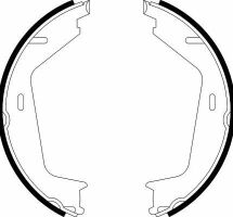 Колодки ручного гальма XC90 2.5-4.5 02-14