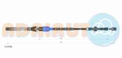 Трос газа Transit 2,5D 86-FORD Трос газа Transit 2,5D 86-FORD
