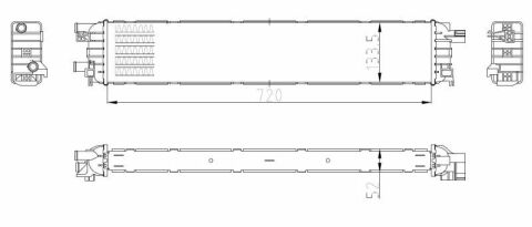 Радіатор охолодження Audi A4-A8 2.0D-4.0 07-18