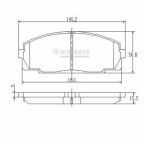 Гальмiвнi колодки дисковi