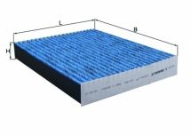 Фильтр салона Porsche Cayenne/VW Touareg 3.0D-4.8 10- (антибактериальный)