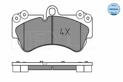 Колодки тормозные (передние) Porsche Cayenne/VW Touareg 02-10 (Brembo) (190.2.x99.1x16.1)