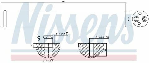 Осушувач  VW  TRANSPORTER  T4(90-)1.9  TD(+)[OE  7D0.820.191]