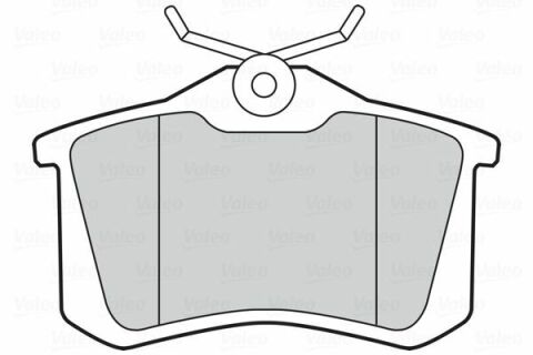 Комплект гальмівних накладок, дискове гальмо Комплект гальмівних накладок, дискове гальмо