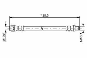 Тормозной шланг передний W212, C218