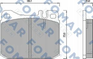Колодки гальмівні дискові
