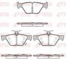 Колодки гальмівні задні outback 15-