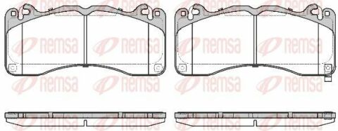 Колодки гальмівні передні mustang convertible 2.3 ecoboost 15-