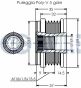 Шків генератора astra j gtc 1.4 11-15, corsa d 1.4 09-14, фото 2 - інтерент-магазин Auto-Mechanic