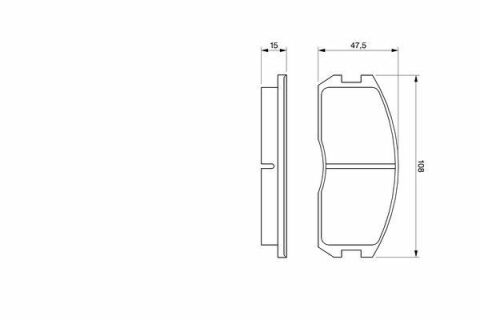 Колодки гальмові передні MITSUBISHI Colt,Lancer